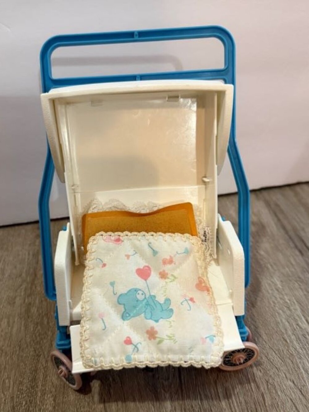 Vintage Barbie Mattel Heart Family Double Stroller  RARE